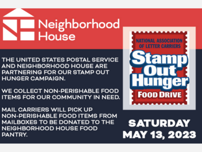 May 13 Stamp Out Hunger Food Drive to Benefit Neighborhood House