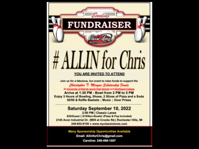 All In for Chris Fundraiser