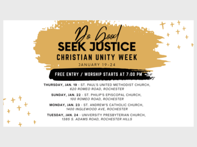 Christian Unity Week Worship Service